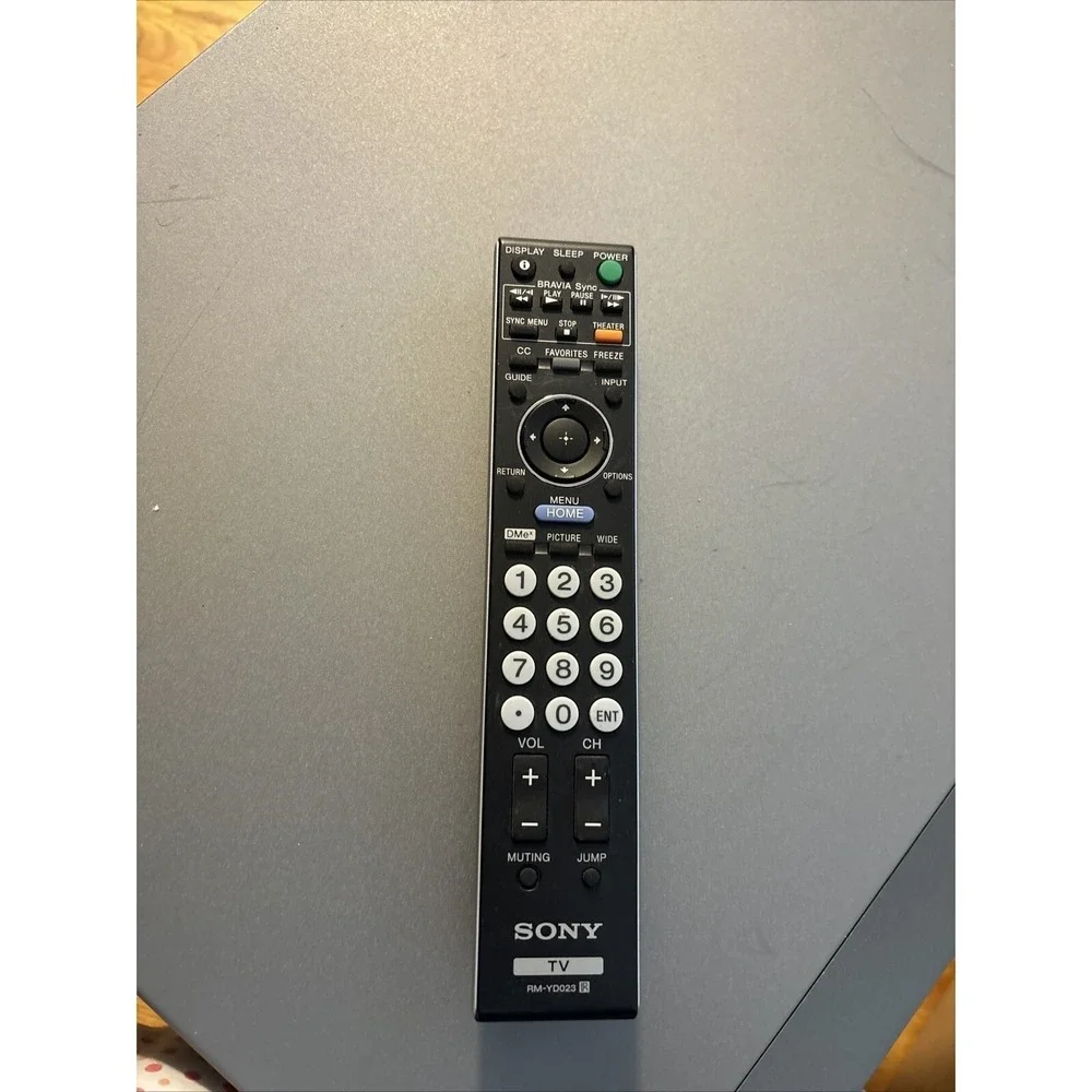 Sony RM-YD023 TV Remote Control Black Genuine OEM Bravia Sync Controller‎